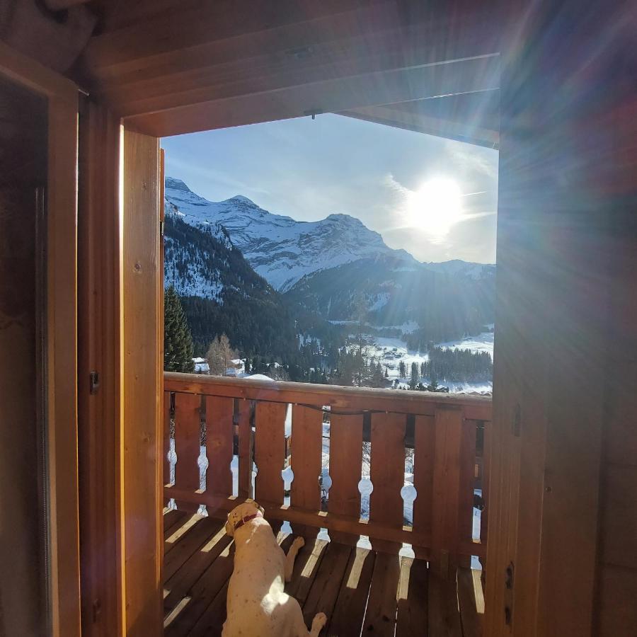 Chambre D'Hotes L'Ours Bleu Les Diablerets Exterior photo