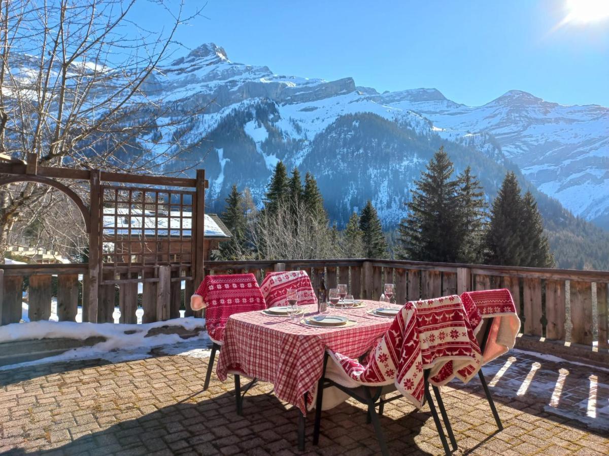 Chambre D'Hotes L'Ours Bleu Les Diablerets Exterior photo