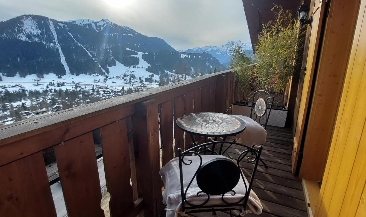 Chambre D'Hotes L'Ours Bleu Les Diablerets Exterior photo