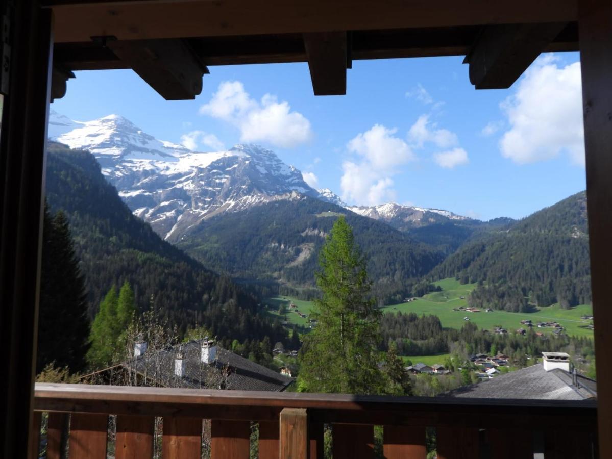 Chambre D'Hotes L'Ours Bleu Les Diablerets Exterior photo